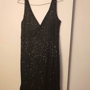 Black ballgown, worn once